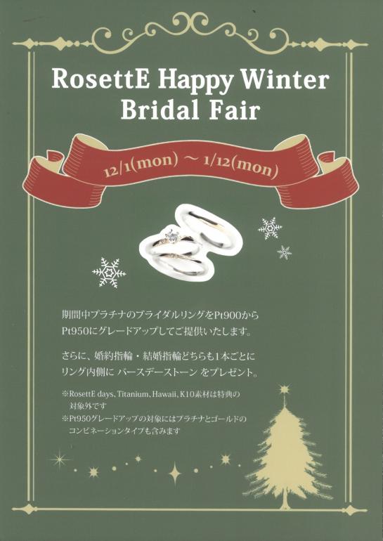 RosettE Happy Winter Bridal Fair
